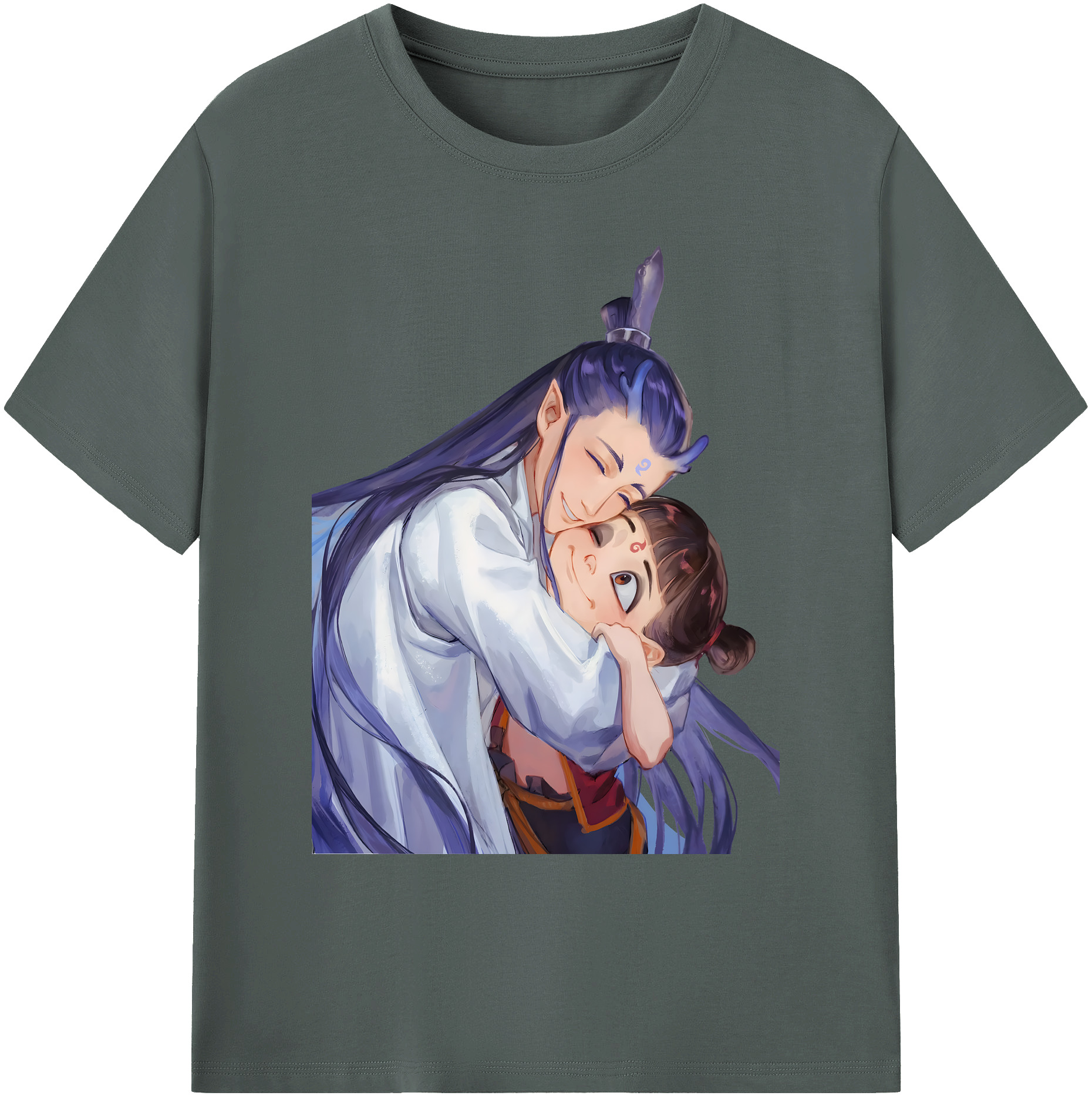 （画像用） Ne Zha 2 ナタ 魔童の大暴れ 綿100％ メンズ半袖Tシャツ｜肌触りやわらか＆通気性